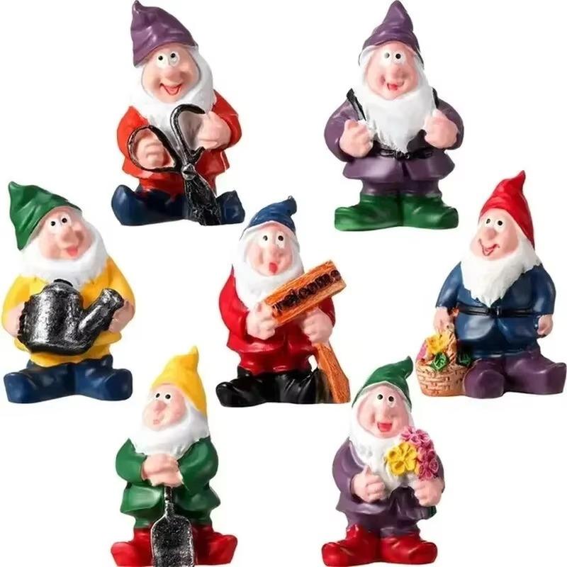 7pcs Fairy Garden Accessories Outdoor Mini Gnomes Decorations Set Seven Dwarfs Miniature Ornaments Statue for Flowerpot Decor 13X10X4CM
7pcs Fairy Garden Accessories Outdoor Mini Gnomes Decorations Set Seven Dwarfs Miniature Ornaments Statue for Flowerpot Decor 13X10X4CM