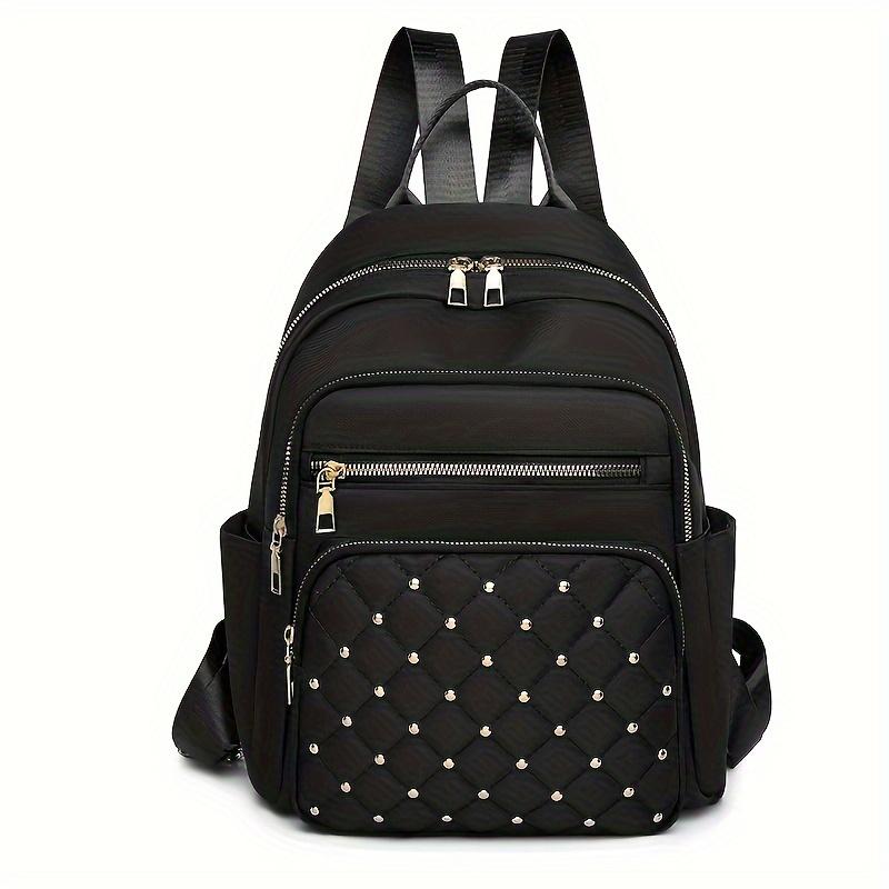 Solid Color Diamond Grid Rivet Fashionable Backpack for Women, Waterproof Korean Version Large Capacity Simple Backpacks чёрный
Solid Color Diamond Grid Rivet Fashionable Backpack for Women, Waterproof Korean Version Large Capacity Simple Backpacks чёрный