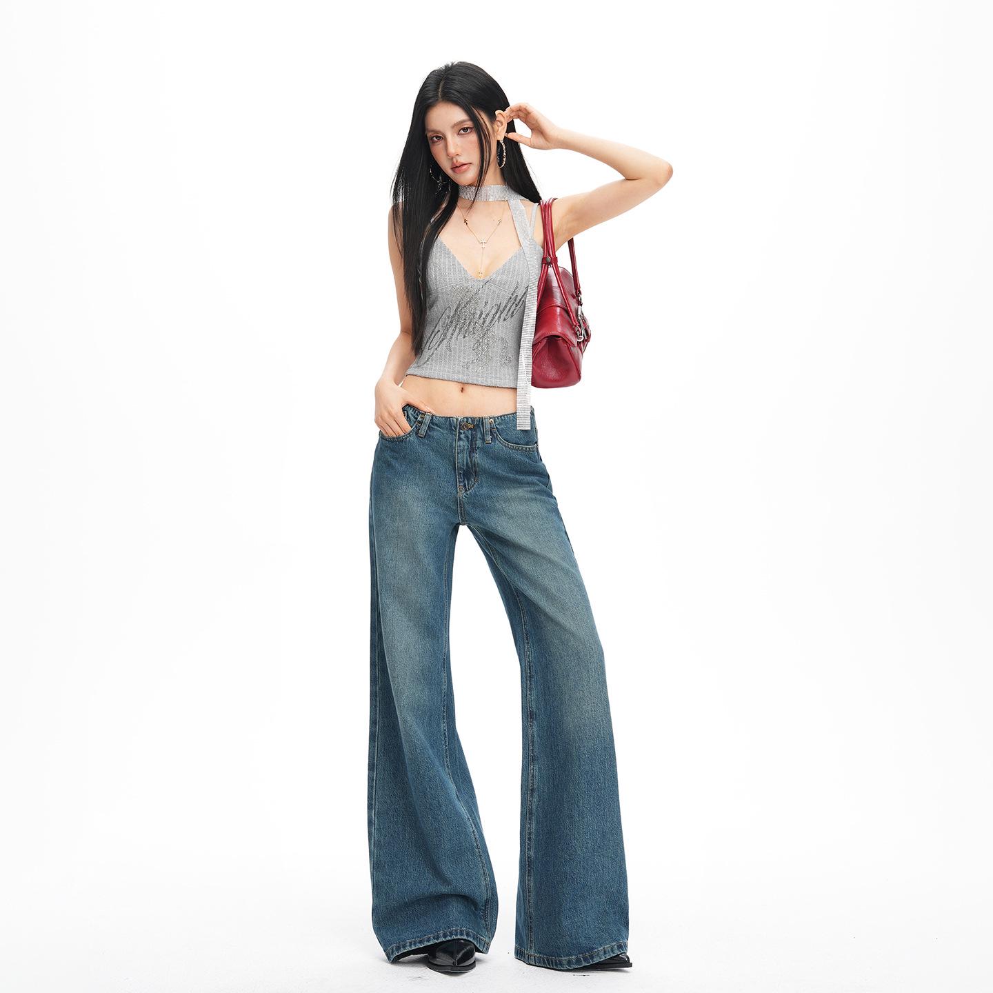 Women s Spring 2026 New Arrival: Flared, No-Waistband Jeans - Loose, Slimming, Wide-Leg, Versatile Design XS
Women s Spring 2026 New Arrival: Flared, No-Waistband Jeans - Loose, Slimming, Wide-Leg, Versatile Design XS