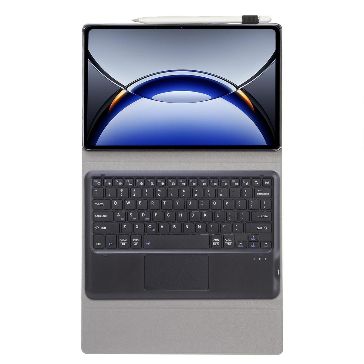 P15-A For Oppo Pad 3 Pro/Oneplus Pad Pro Leather Tablet Cover with Touchpad Bluetooth-compatible Keyboard Black+White
P15-A For Oppo Pad 3 Pro/Oneplus Pad Pro Leather Tablet Cover with Touchpad Bluetooth-compatible Keyboard Black+White