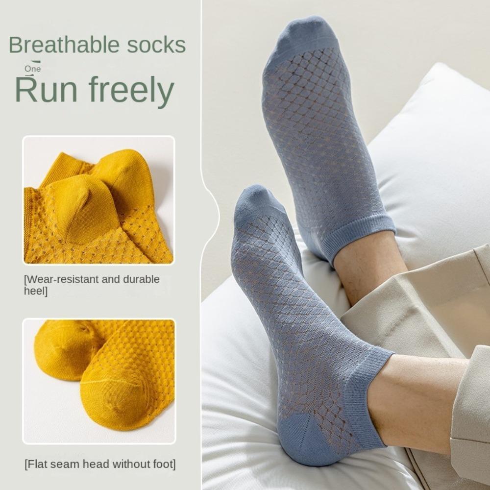Non-Slip Outdoor Summer Solid Color Cotton Boat Socks Mesh Socks Short Ankle Socks Men Hosiery
Non-Slip Outdoor Summer Solid Color Cotton Boat Socks Mesh Socks Short Ankle Socks Men Hosiery