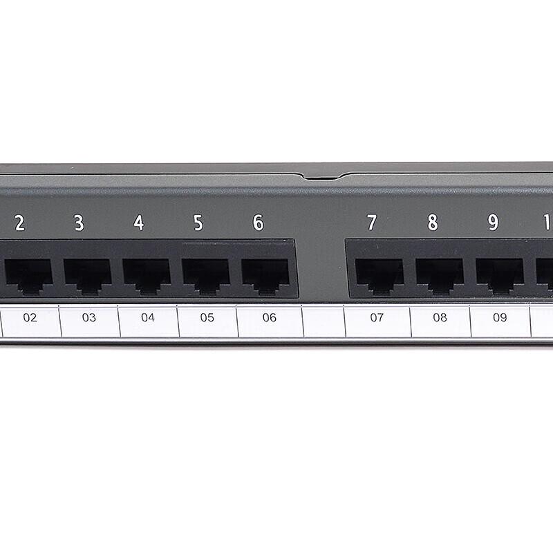 Molex Cat5e 24-Port Unshielded Patch Panel
Molex Cat5e 24-Port Unshielded Patch Panel