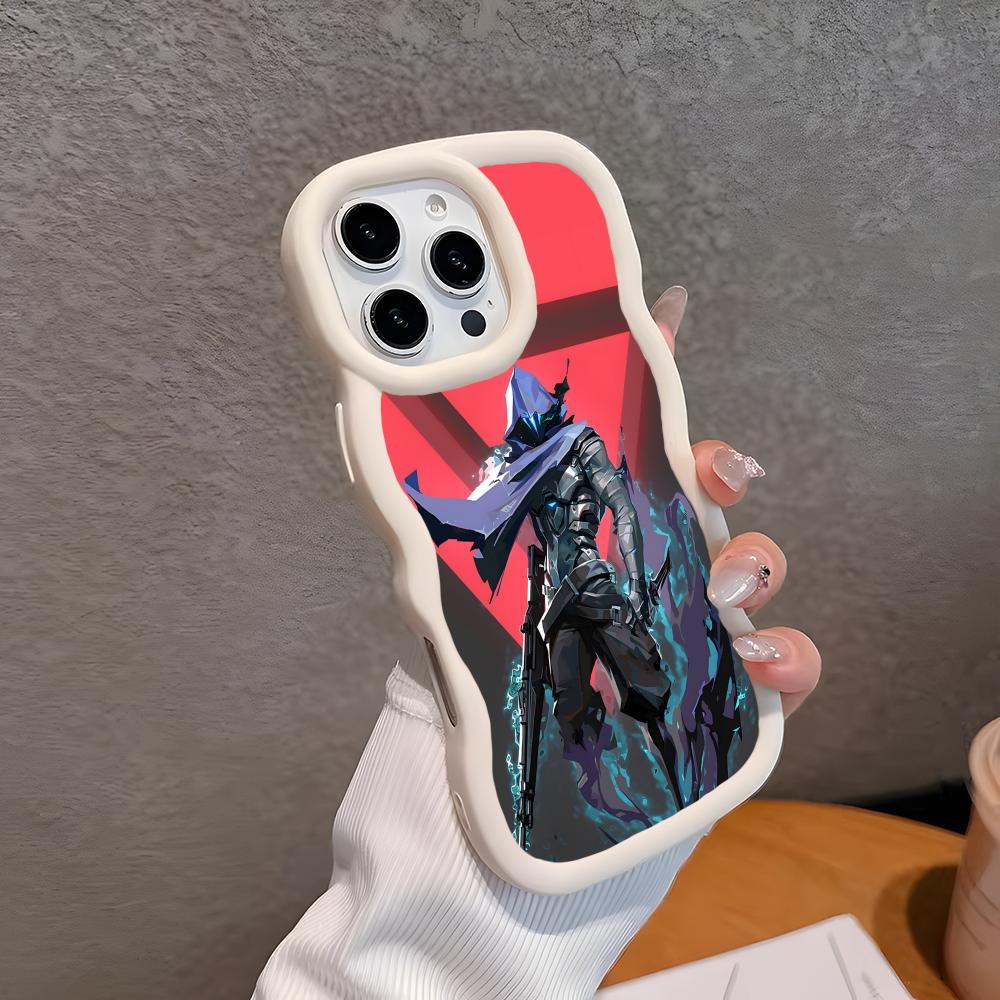Valo Omen Phone Case for iPhone 17 16 15 14 13 12 11 Air Pro Max Plus White Soft TPU Wavy Edge Cover iPhone 14 Pro Max
Valo Omen Phone Case for iPhone 17 16 15 14 13 12 11 Air Pro Max Plus White Soft TPU Wavy Edge Cover iPhone 14 Pro Max