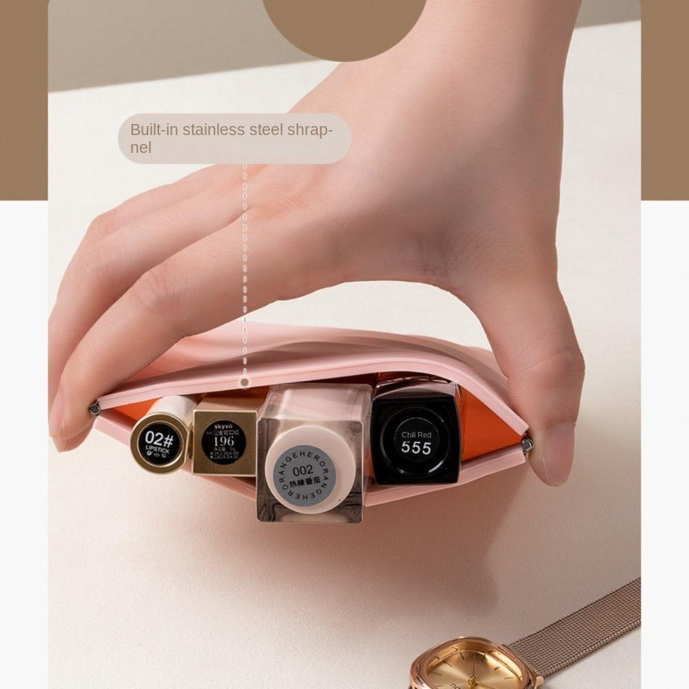 Waterproof Wire Cable Storage Bag New Soft Silicone Square Makeup Bag Elastic Cosmetics Lipsticks Organizer Box Travel for Women
Waterproof Wire Cable Storage Bag New Soft Silicone Square Makeup Bag Elastic Cosmetics Lipsticks Organizer Box Travel for Women
