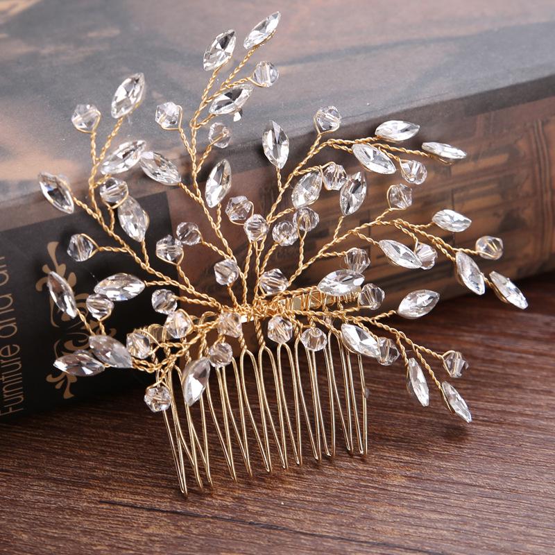 Silver Color Crystal Women Hair Combs Headwear Bridal Hair Clip Wedding Hair Accessories Rhinestone Hair Combs Women Handmade
Silver Color Crystal Women Hair Combs Headwear Bridal Hair Clip Wedding Hair Accessories Rhinestone Hair Combs Women Handmade