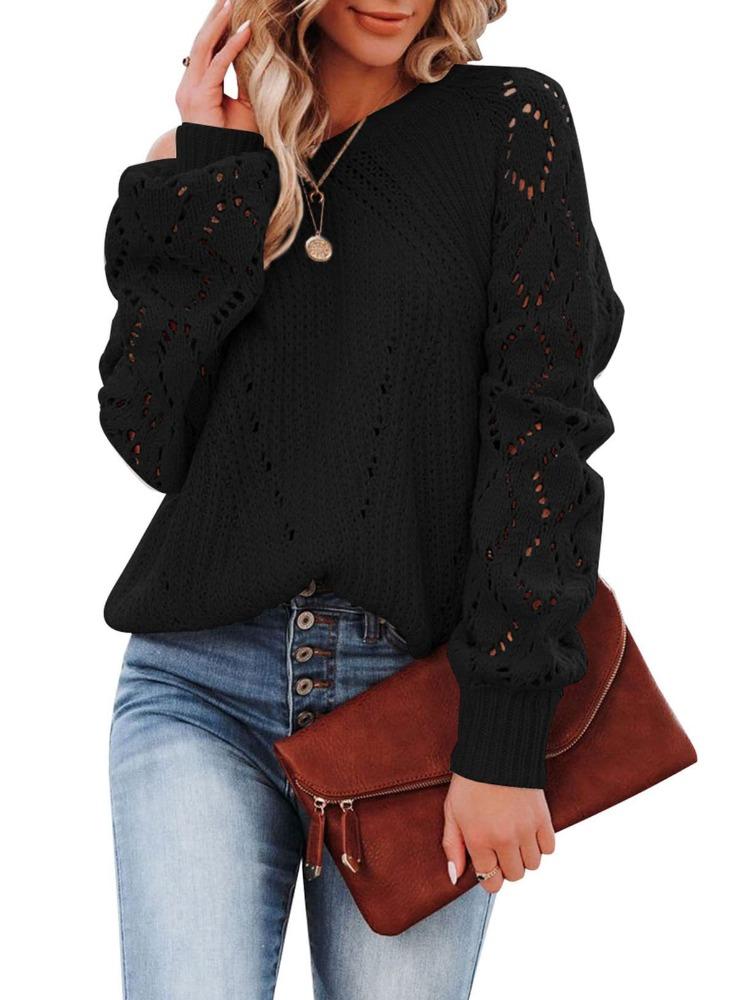 Осень Зима Однотонный Полый Дизайн Ромбовидная Сетка Круглый Вырез Пуловер Топ Вязаный Свитер Смесовый Удобный Универсальный Подкладка Длинные Рукава Свитер 2XL
Осень Зима Однотонный Полый Дизайн Ромбовидная Сетка Круглый Вырез Пуловер Топ Вязаный Свитер Смесовый Удобный Универсальный Подкладка Длинные Рукава Свитер 2XL