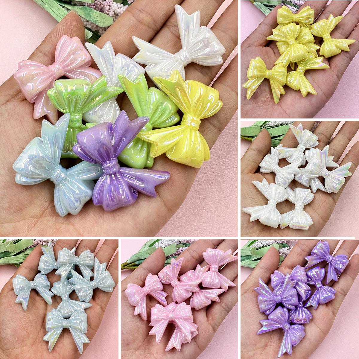 6Pcs DIY Findings for Crafted Handcrafted Big Bow Beading Neclace Bracelet Jewelry Making Loose Beads 32.3*36.6mm Acrylic Bowknot Accessories жовтий
6Pcs DIY Findings for Crafted Handcrafted Big Bow Beading Neclace Bracelet Jewelry Making Loose Beads 32.3*36.6mm Acrylic Bowknot Accessories жовтий