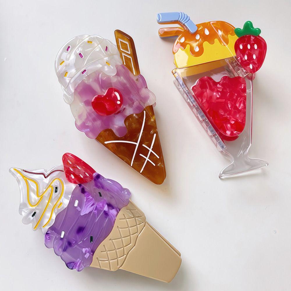 Sweet Ice Cream Shark Clip Acetic Acid Delicious Food Claw Clip Ice-cream Cone Hair Claw Girls Style5
Sweet Ice Cream Shark Clip Acetic Acid Delicious Food Claw Clip Ice-cream Cone Hair Claw Girls Style5