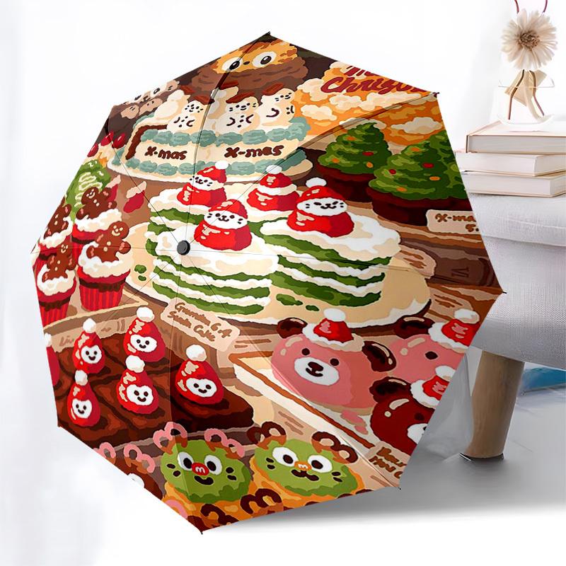 1pc Christmas Dessert Platter with Cute Animal Faces Automatic Opening Umbrella with Foldable Design, 8-Iron Frame, Perfect for Festive Gifting, Outdo
1pc Christmas Dessert Platter with Cute Animal Faces Automatic Opening Umbrella with Foldable Design, 8-Iron Frame, Perfect for Festive Gifting, Outdo