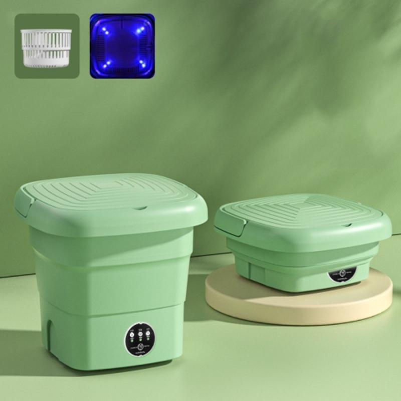4.5L Mini Foldable TPE+PP Washing Machine Blue Light Antibacterial Timing Underwear Cleaning Machine,EU Plug Pink
4.5L Mini Foldable TPE+PP Washing Machine Blue Light Antibacterial Timing Underwear Cleaning Machine,EU Plug Pink