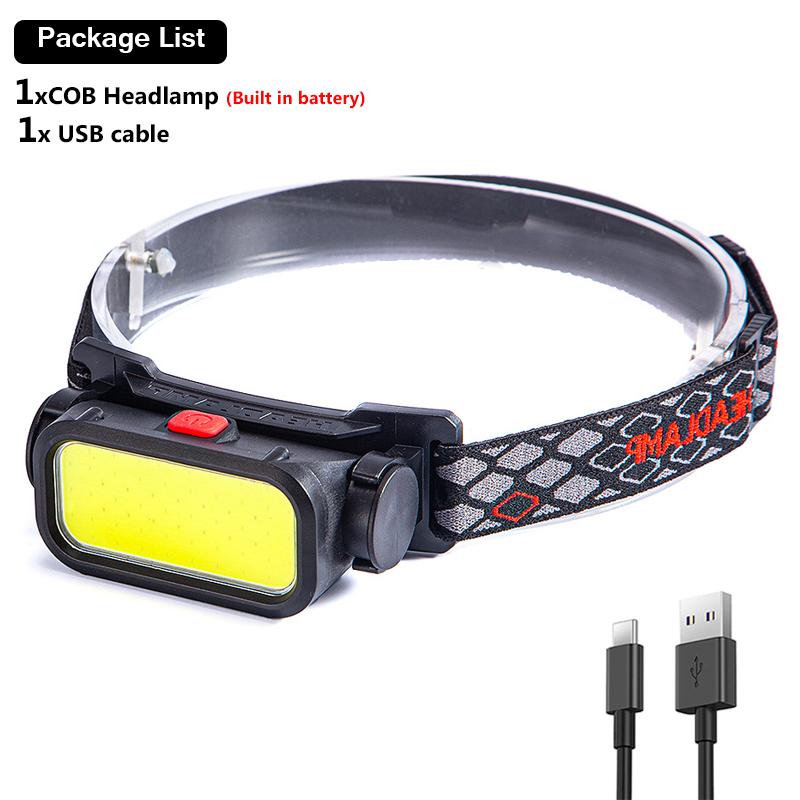 Светодиодный мощный налобный фонарь с зарядкой от USB, 4 режима освещения, встроенный аккумулятор, поисковый фонарь для кемпинга и рыбалки
Светодиодный мощный налобный фонарь с зарядкой от USB, 4 режима освещения, встроенный аккумулятор, поисковый фонарь для кемпинга и рыбалки