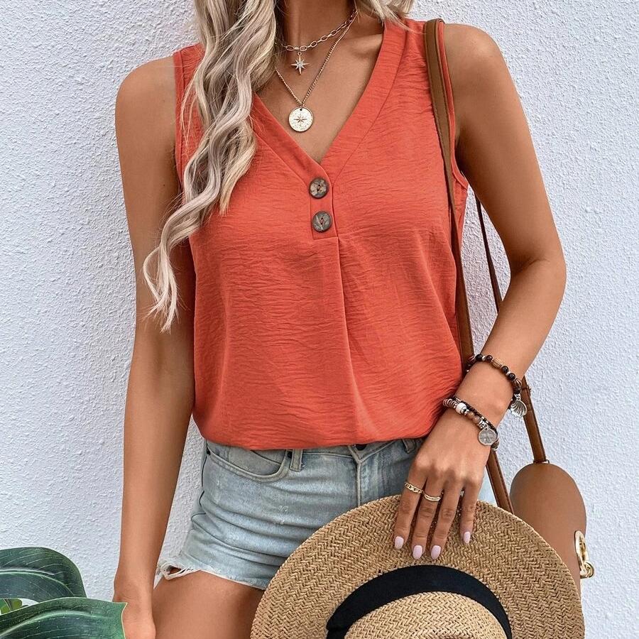 DAFIFY женские модные летние весенние повседневные однотонные футболки и топы без рукавов с v-образным вырезом и принтом XL оранжевый
DAFIFY женские модные летние весенние повседневные однотонные футболки и топы без рукавов с v-образным вырезом и принтом XL оранжевый