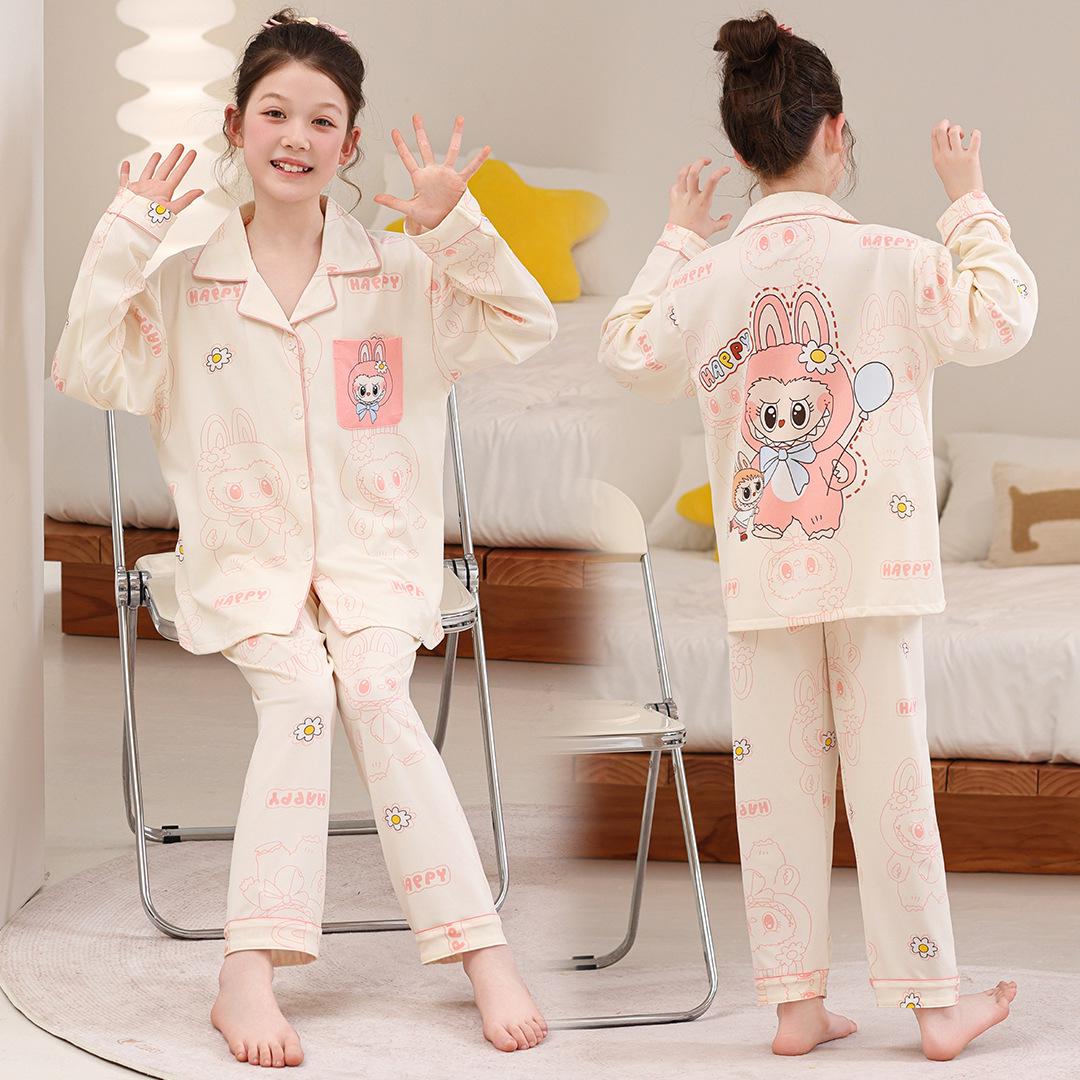 Boys Cartoon Lapel Cardigan & Long Pants Set - Autumn Style, Long Sleeve, Imitation Cotton Milk Silk Size 16
Boys Cartoon Lapel Cardigan & Long Pants Set - Autumn Style, Long Sleeve, Imitation Cotton Milk Silk Size 16