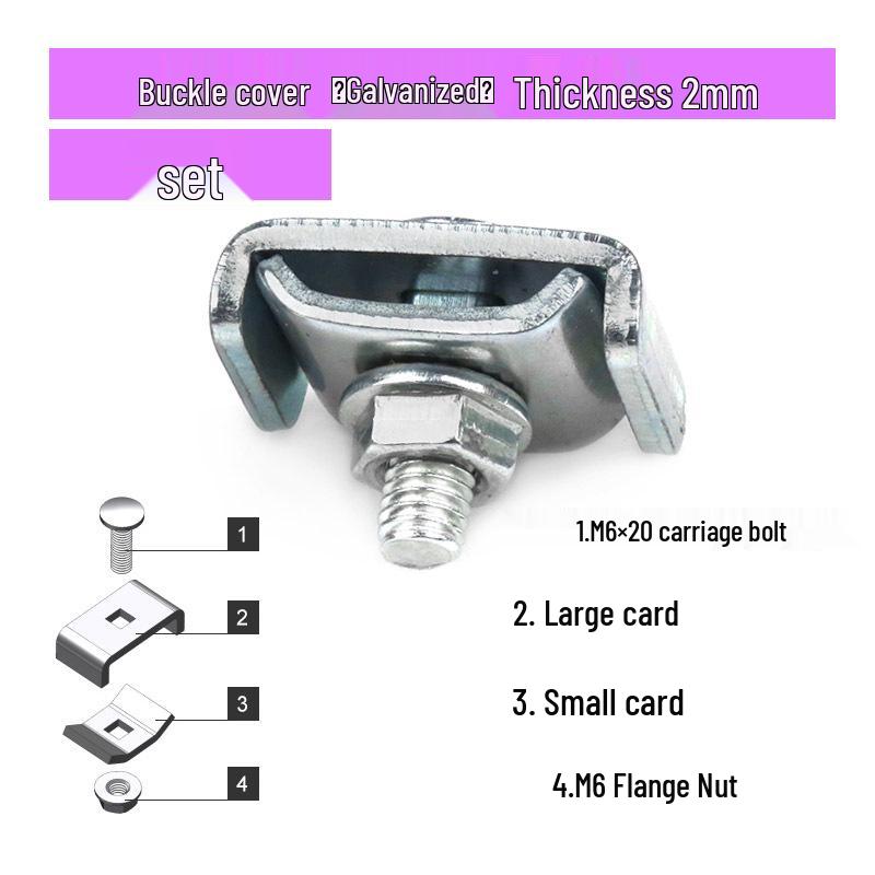 Mesh Cable Tray Accessories: Snap-in Straight Connectors, Corner Connectors, Drop-out Plates, Mesh Crossarms, and Brackets.
Mesh Cable Tray Accessories: Snap-in Straight Connectors, Corner Connectors, Drop-out Plates, Mesh Crossarms, and Brackets.