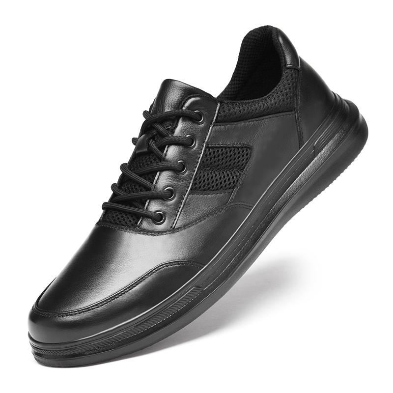 Fashion Genuine leather men s sports shoes Quality Comfort Daily Style Outdoor leisure walking Office Youth Adult Black classics Shoes 44
Fashion Genuine leather men s sports shoes Quality Comfort Daily Style Outdoor leisure walking Office Youth Adult Black classics Shoes 44