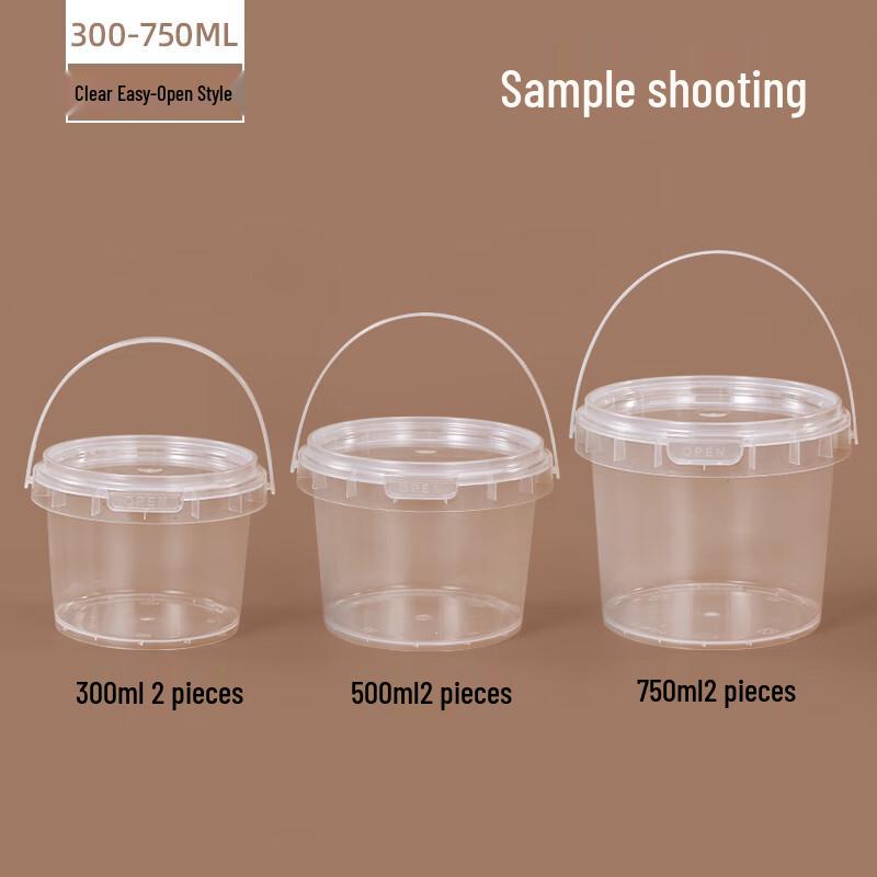 Disposable Transparent Dessert Bucket Sample Kit
Disposable Transparent Dessert Bucket Sample Kit
