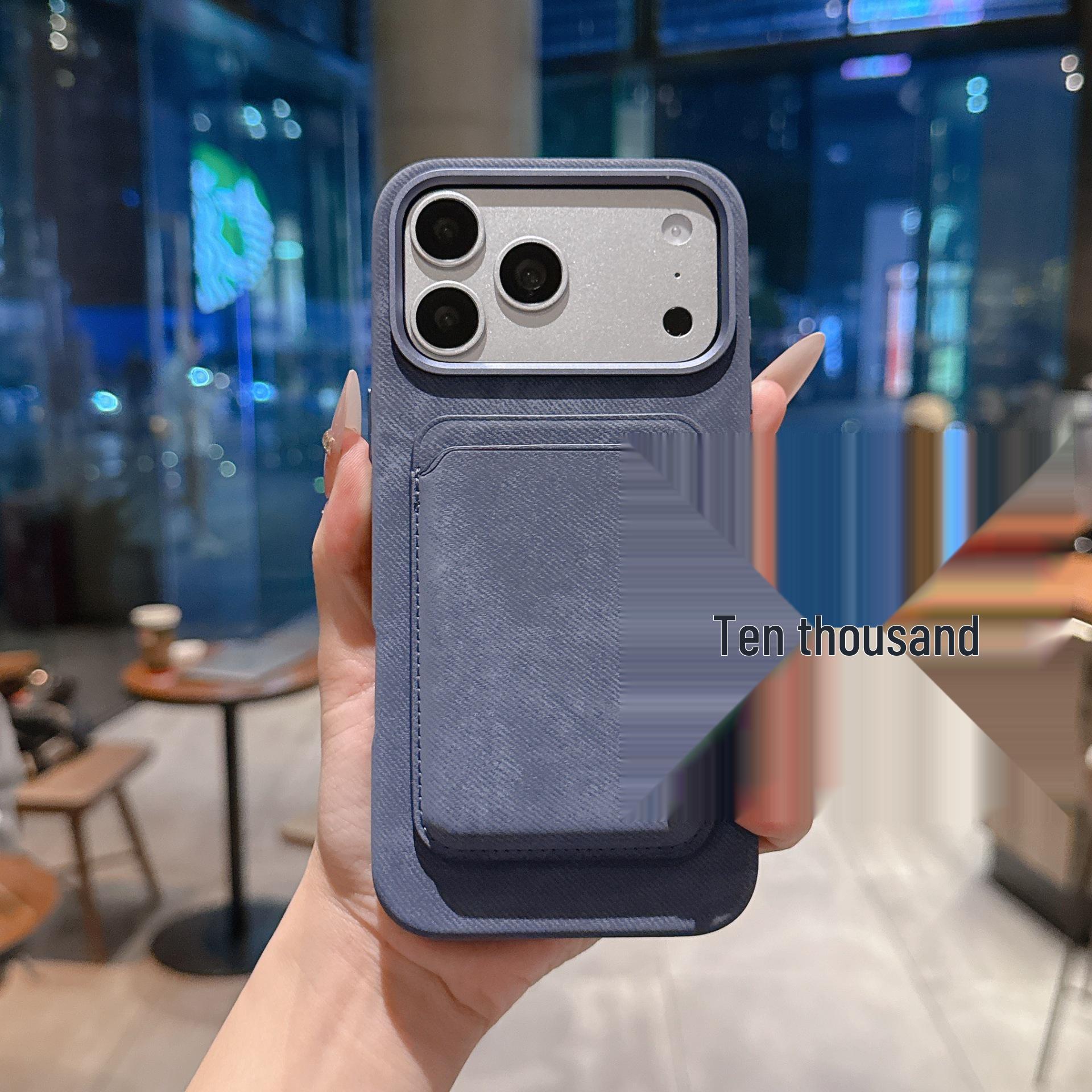 Apple 17 Pro/Pro Max Leather Flannel Phone Case with Magnetic Card Holder 16
Apple 17 Pro/Pro Max Leather Flannel Phone Case with Magnetic Card Holder 16