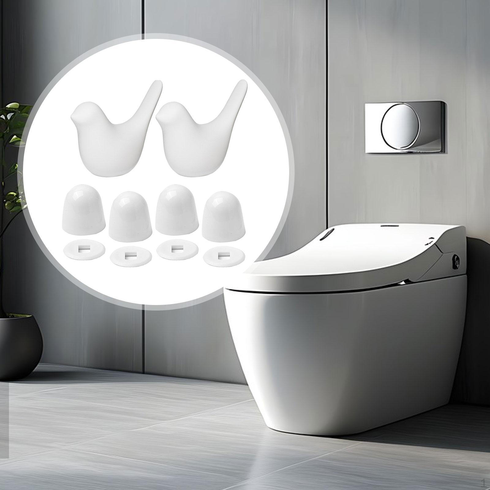 2 Pieces Ceramic Bird Toilet Screw Cover , Bathroom Decor Acessories белый
2 Pieces Ceramic Bird Toilet Screw Cover , Bathroom Decor Acessories белый