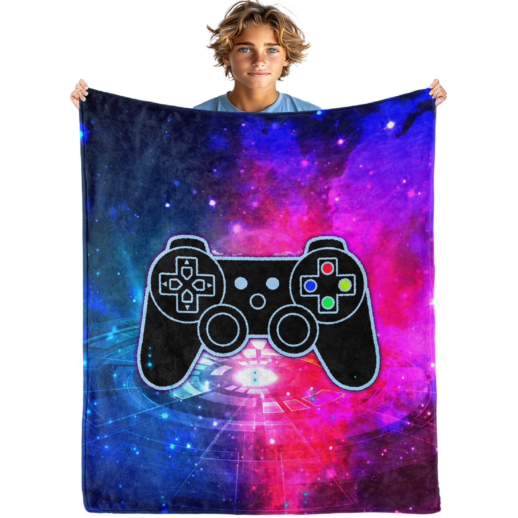 Gamer Throw Blanket - Gaming Blanket Video Game Throw Blanket Gifts for Teen Boys Girls Game Blanket for Sofa Bedroom Gamer Room Decor, Thro 130x150cm
Gamer Throw Blanket - Gaming Blanket Video Game Throw Blanket Gifts for Teen Boys Girls Game Blanket for Sofa Bedroom Gamer Room Decor, Thro 130x150cm