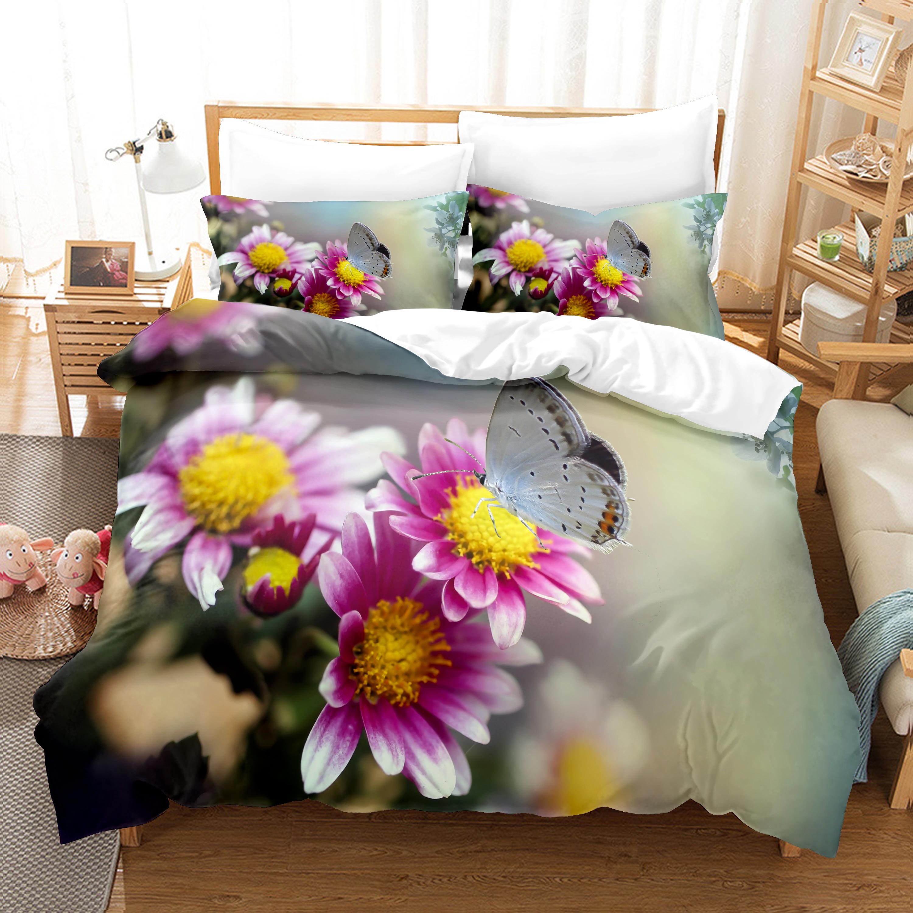 Beautiful Butterfly Bedding Set Wings 3D Printed Cozy Brushed Washable King Queen Twin Size Duvet Cover Set Bedroom Decoration EU Single 135x200cm
Beautiful Butterfly Bedding Set Wings 3D Printed Cozy Brushed Washable King Queen Twin Size Duvet Cover Set Bedroom Decoration EU Single 135x200cm