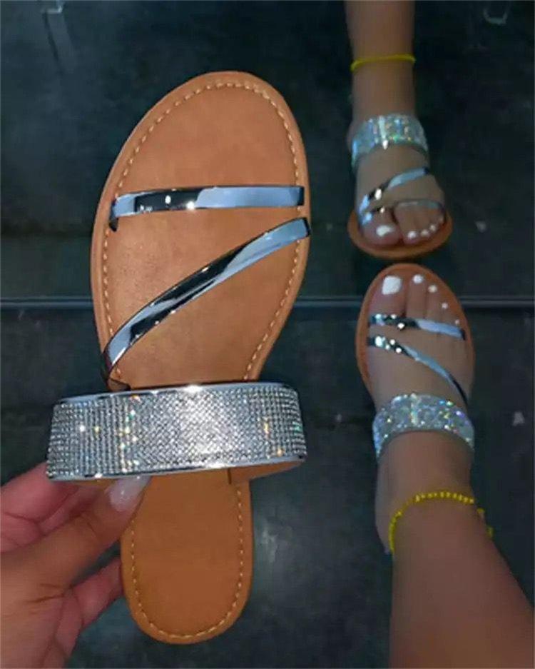 Fashion Fashion Versatile Woman Shoes 2025 Summer New Round Toe Flat Shoes Simple Women Rhinestone Slippers Anti Slip Women s Sandals 43
Fashion Fashion Versatile Woman Shoes 2025 Summer New Round Toe Flat Shoes Simple Women Rhinestone Slippers Anti Slip Women s Sandals 43