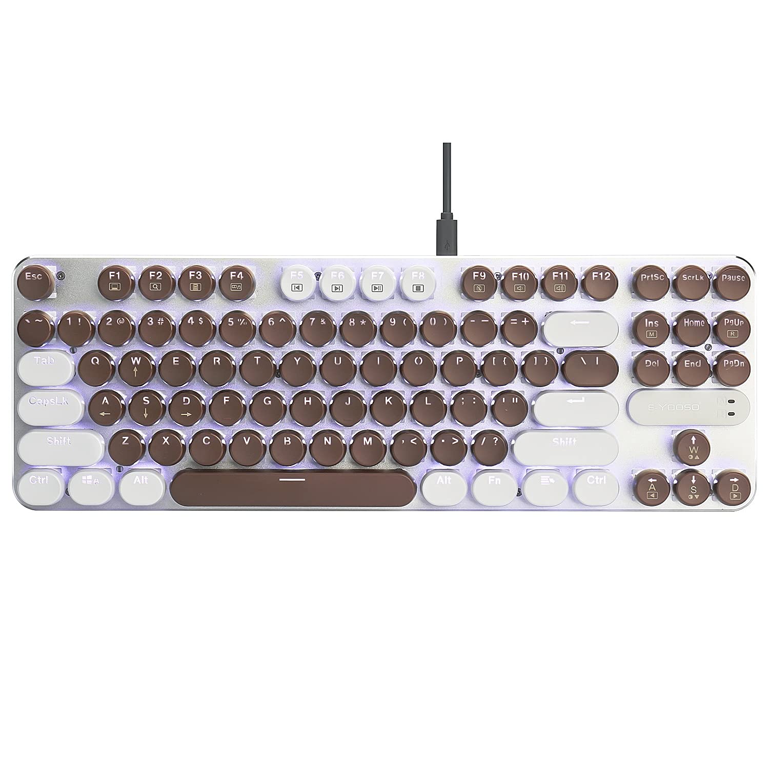 Дротова Ігрова 87 Англійська USB Компактна Механічна 20мм Кругла Подвійна Печворк 10 Кольорів LED Дихання Колізія ПК Сумісна з E-Element e-yooso
Дротова Ігрова 87 Англійська USB Компактна Механічна 20мм Кругла Подвійна Печворк 10 Кольорів LED Дихання Колізія ПК Сумісна з E-Element e-yooso