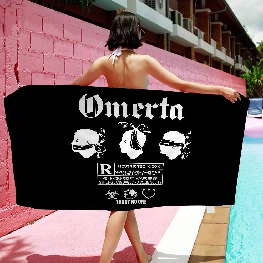 Rapper O-Omerta Maes Big Microfiber Beach Towels Quick Dry Towel Sand Beach Towels Pool Towel For Travel Swim Pool Yoga W30*H60(CM)
Rapper O-Omerta Maes Big Microfiber Beach Towels Quick Dry Towel Sand Beach Towels Pool Towel For Travel Swim Pool Yoga W30*H60(CM)
