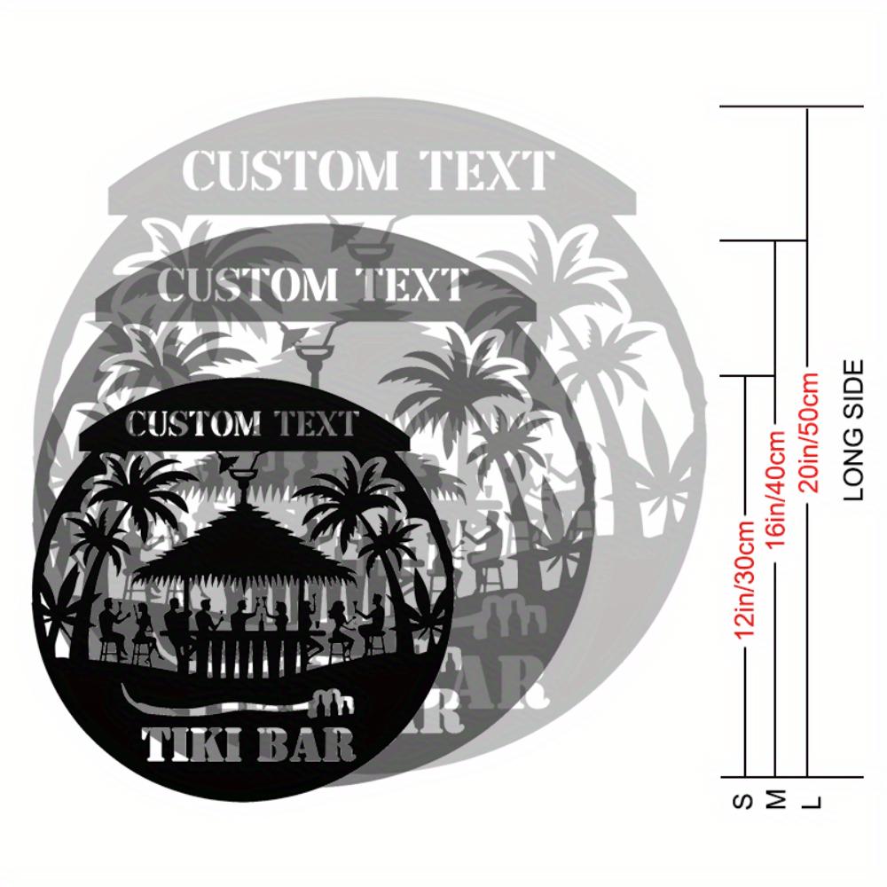 Vintage Metal Tiki Wall Art Personalized Bar Decor Indoor Outdoor Sign 30cm
Vintage Metal Tiki Wall Art Personalized Bar Decor Indoor Outdoor Sign 30cm