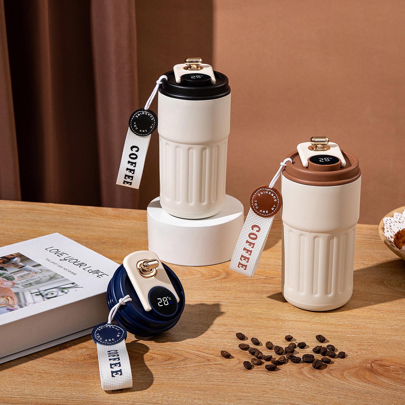 450ML Thermos Bottle Stainless Steel Vacuum Cup LED Temperature Display Coffee Cup Keep Cold&Heat Thermal Mug Travel VacuumFlask 450ml
450ML Thermos Bottle Stainless Steel Vacuum Cup LED Temperature Display Coffee Cup Keep Cold&Heat Thermal Mug Travel VacuumFlask 450ml