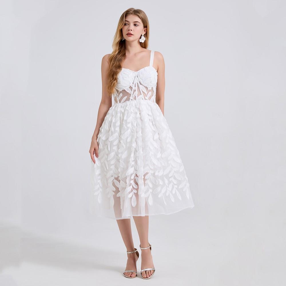 Без рукавов на бретельках больших размеров Кружевная сетка Винтажное цветочное Новое в платьях для женщин Повседневное длинное летнее платье XXL белый
Без рукавов на бретельках больших размеров Кружевная сетка Винтажное цветочное Новое в платьях для женщин Повседневное длинное летнее платье XXL белый