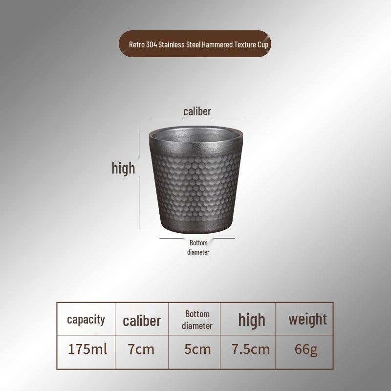 Gold Retro Double-Walled Insulated 304 Stainless Steel Water Cup with Diamond Texture
Gold Retro Double-Walled Insulated 304 Stainless Steel Water Cup with Diamond Texture