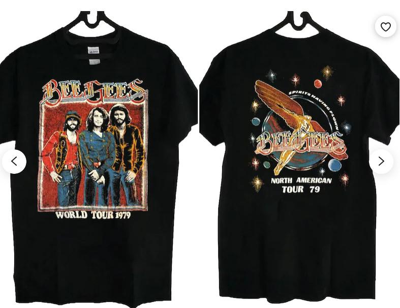 Vintage Bee Gee World Tour 1979 T-Shirt. L
Vintage Bee Gee World Tour 1979 T-Shirt. L