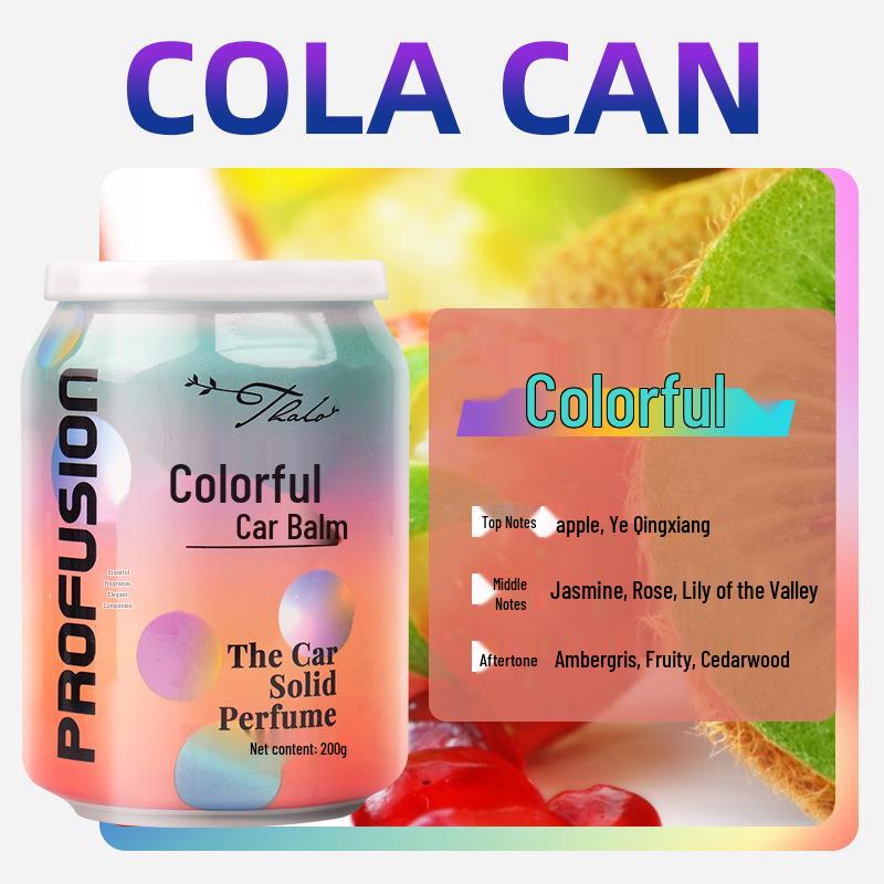 Pull-Tab Cola Can Car Air Freshener - Solid Paste Fragrance and Odor Remover for Vehicle Interiors Large 200g
Pull-Tab Cola Can Car Air Freshener - Solid Paste Fragrance and Odor Remover for Vehicle Interiors Large 200g