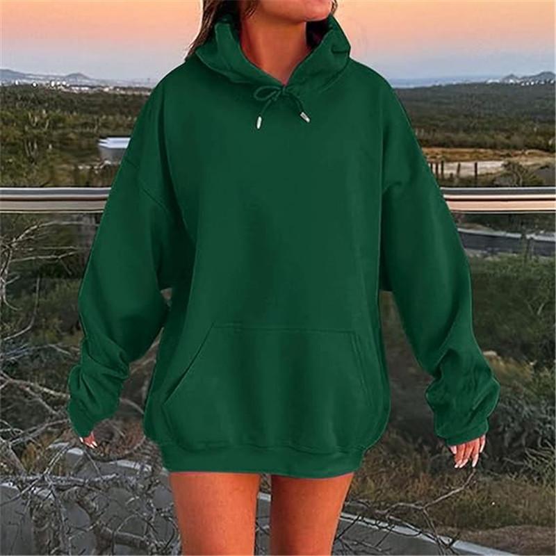 Women s Fashionable Loose Hoodie - Plus Size Winter Sweatshirt with Pockets Small темно-зелений колір
Women s Fashionable Loose Hoodie - Plus Size Winter Sweatshirt with Pockets Small темно-зелений колір