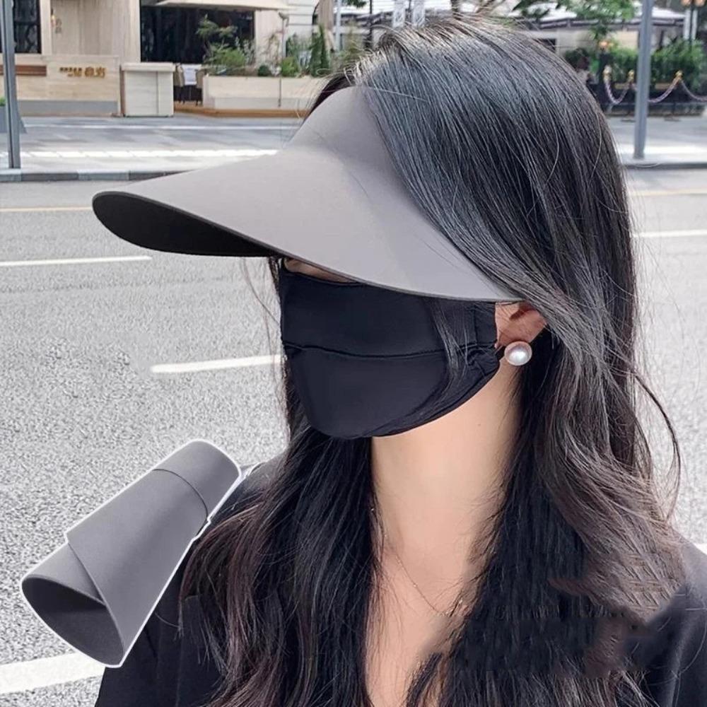 Foldable Seamless Visor Cap Sun Protection Sunscreen Empty Top Cap Summer Sun Hat Holiday світло-синій колір
Foldable Seamless Visor Cap Sun Protection Sunscreen Empty Top Cap Summer Sun Hat Holiday світло-синій колір
