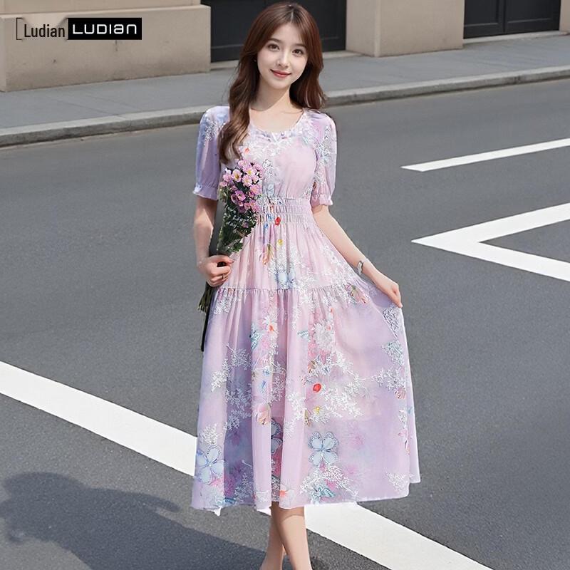 Ludian Women s Elegant Embroidered Midi Dress 180/100A
Ludian Women s Elegant Embroidered Midi Dress 180/100A