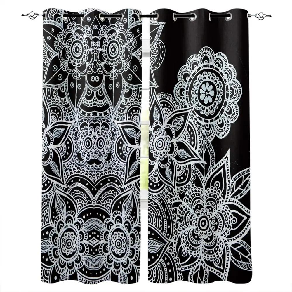 Резные мандалы цветы абстрактный узор круги высокие затемняющие оконные шторы живописная затемняющая драпировка для гостиной декоративные W55 X H120cm X 2&Grommet Top
Резные мандалы цветы абстрактный узор круги высокие затемняющие оконные шторы живописная затемняющая драпировка для гостиной декоративные W55 X H120cm X 2&Grommet Top