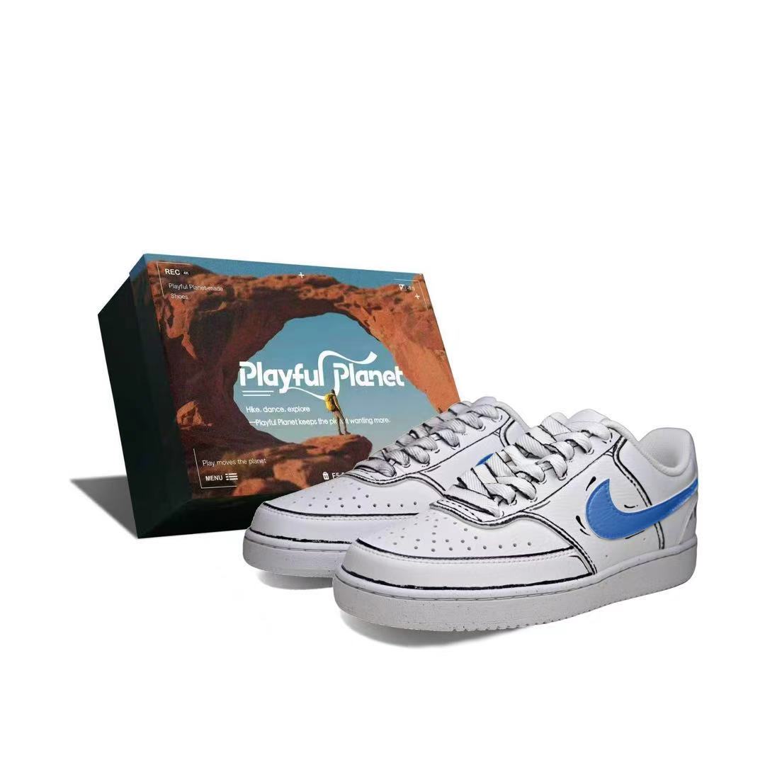 Nike Court Vision 1 Coverage Low top Skateboard Shoes Unisex White Blue DH2987-100(Team1553--BOX) 35.5
Nike Court Vision 1 Coverage Low top Skateboard Shoes Unisex White Blue DH2987-100(Team1553--BOX) 35.5
