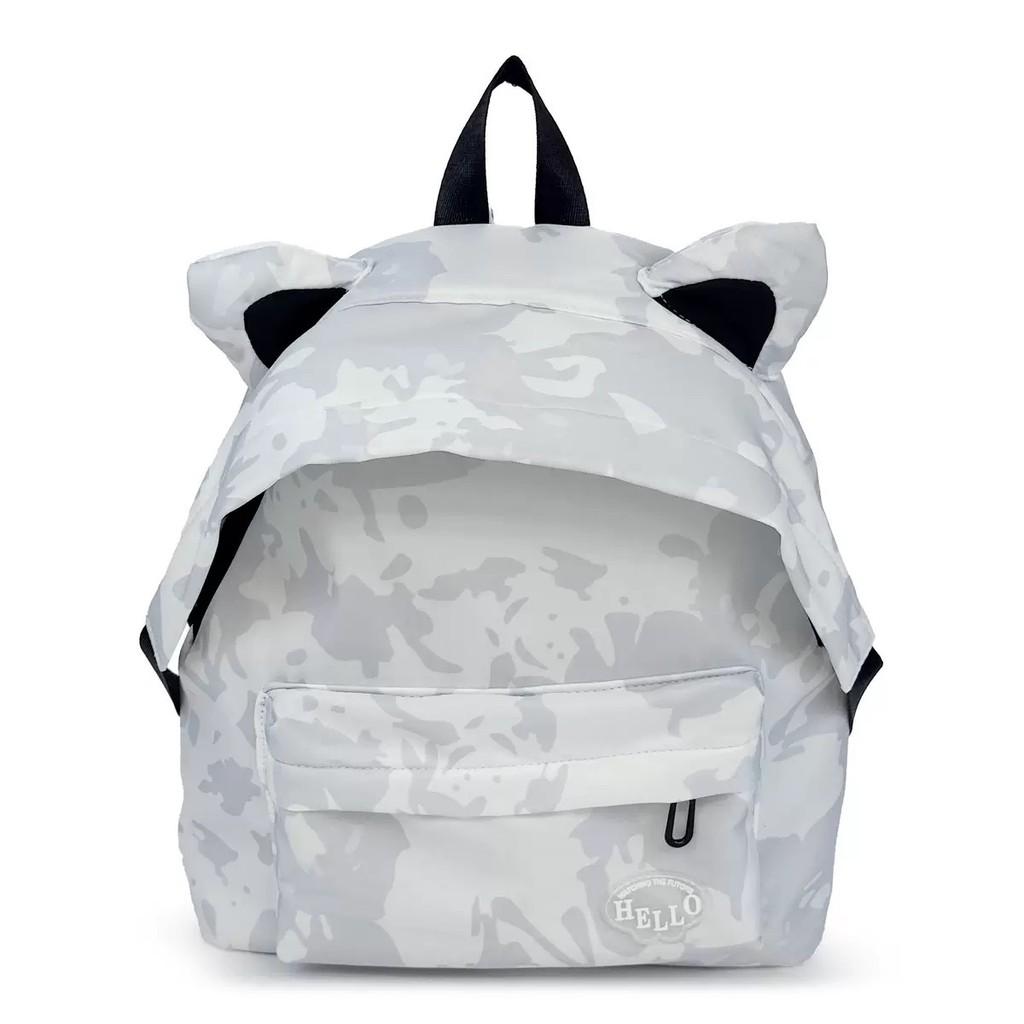 Cartoon Cat Ear Backpack For Girls With Nylon Material And Spacious Design For Daily Use сірий колір
Cartoon Cat Ear Backpack For Girls With Nylon Material And Spacious Design For Daily Use сірий колір