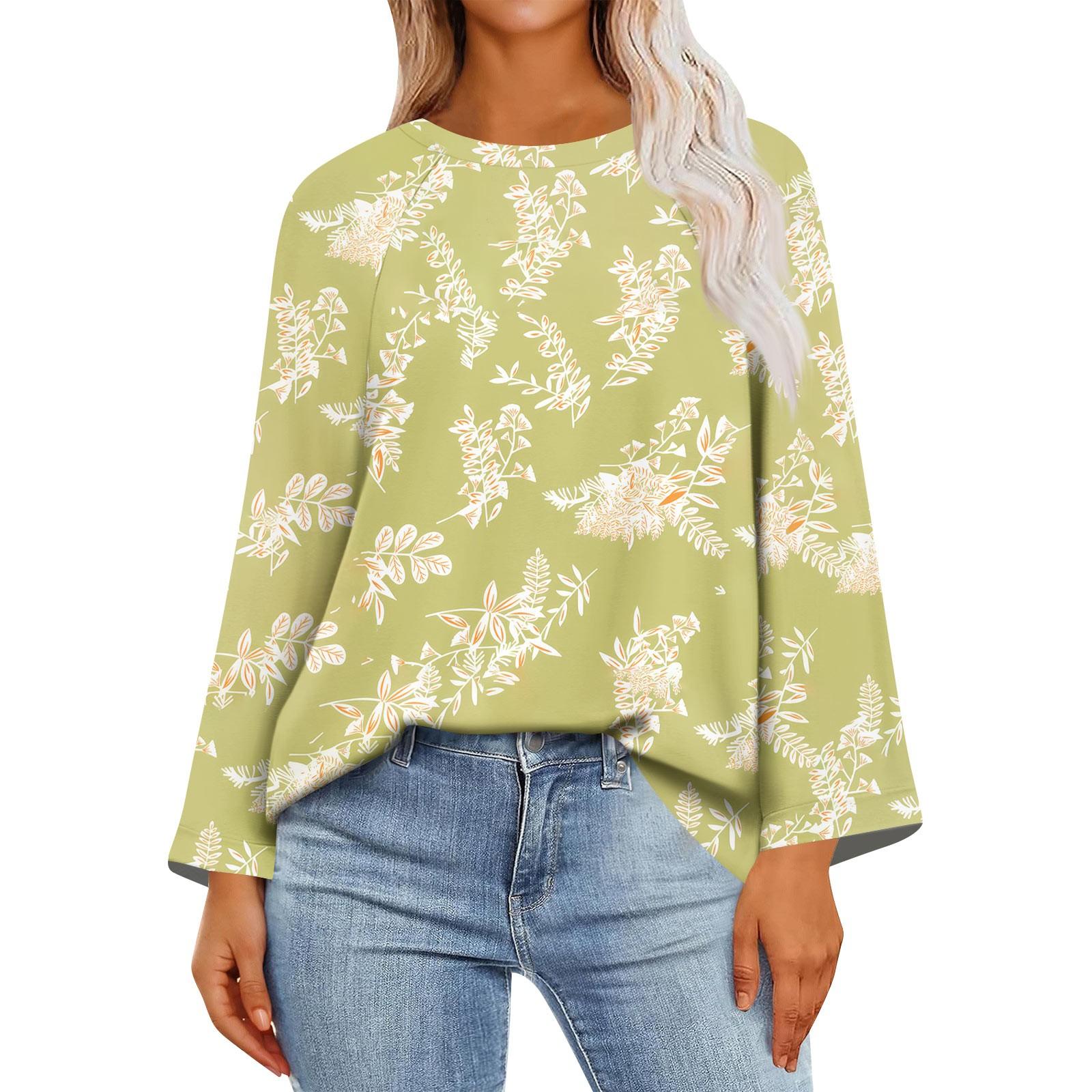 Women s Long Sleeve Shirts Graphic Tees Casual Basic Tops Pullovers S зелений
Women s Long Sleeve Shirts Graphic Tees Casual Basic Tops Pullovers S зелений