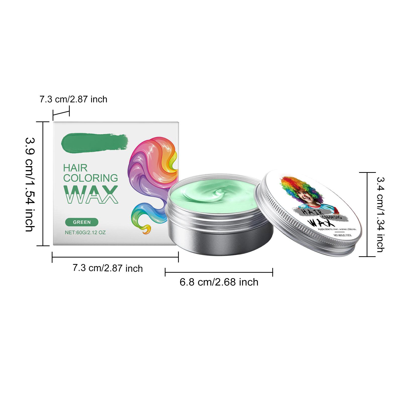 Тимчасовий ополіскувач для дітей, із кількома варіантами кольорів та сильною стайлінговою силою, фарбування здорового волосся, віск для фарбування волосся, віск для фарбування волосся 60 г One Size зелений
Тимчасовий ополіскувач для дітей, із кількома варіантами кольорів та сильною стайлінговою силою, фарбування здорового волосся, віск для фарбування волосся, віск для фарбування волосся 60 г One Size зелений