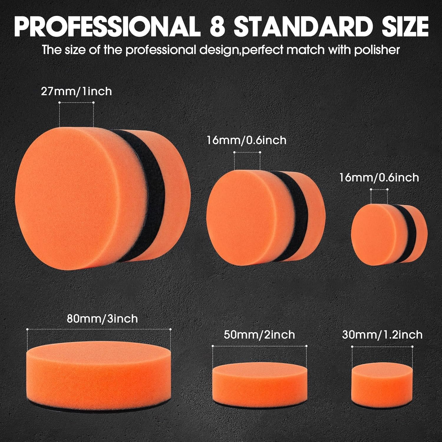 Autolock Car Buffing Pads for Drill Kit, 47Pcs 1inch 2inch 3inch Polishing Pads, Mini Car Detailing Kit with M14 Thread Backing Pad & Adapters for 1/2/3 Inch
Autolock Car Buffing Pads for Drill Kit, 47Pcs 1inch 2inch 3inch Polishing Pads, Mini Car Detailing Kit with M14 Thread Backing Pad & Adapters for 1/2/3 Inch