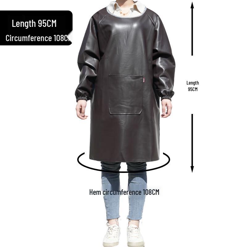 Waterproof Oil-Proof PU Leather Sleeved Apron
Waterproof Oil-Proof PU Leather Sleeved Apron