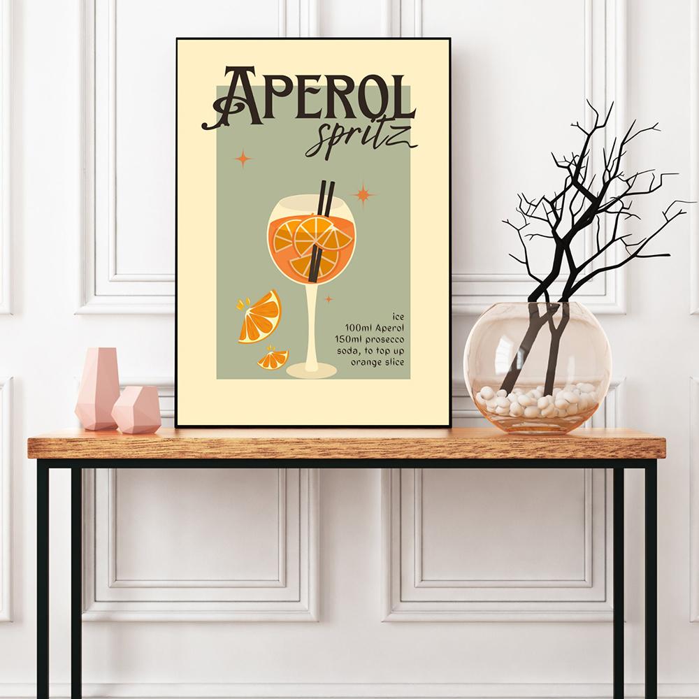 Зеленый ретро коктейль Aperol с рецептом, дизайн, винтажная настенная живопись на холсте, скандинавский постер, настенная картина для бара, кухонный декор (с рамкой)
Зеленый ретро коктейль Aperol с рецептом, дизайн, винтажная настенная живопись на холсте, скандинавский постер, настенная картина для бара, кухонный декор (с рамкой)