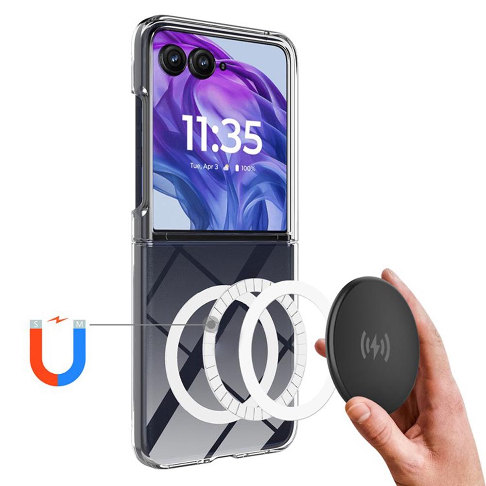 For Motorola Razr Ultra 2025 5G/Razr 60 Ultra 5G Clear Phone Case Compatible with MagSafe TPU+Acrylic Back Cover As Shown A
For Motorola Razr Ultra 2025 5G/Razr 60 Ultra 5G Clear Phone Case Compatible with MagSafe TPU+Acrylic Back Cover As Shown A
