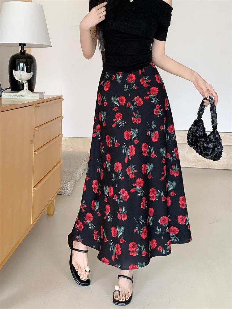 2026 Summer Plus Size A-line Black Printed High Waist Skirt for Women, Mid-length Skirt Pants, Slimming Thin Style 3XL
2026 Summer Plus Size A-line Black Printed High Waist Skirt for Women, Mid-length Skirt Pants, Slimming Thin Style 3XL