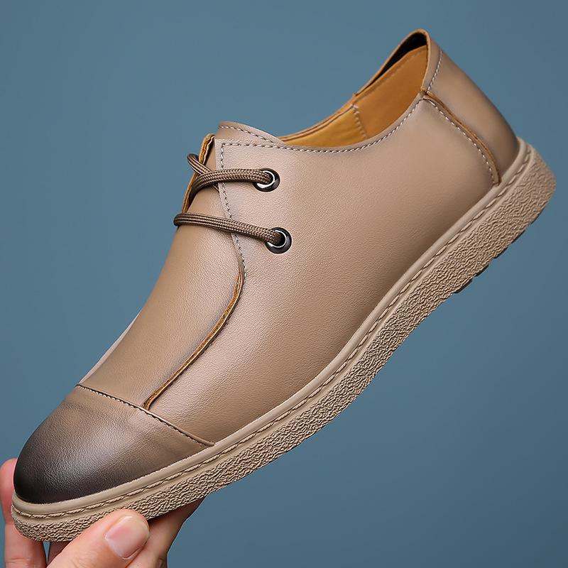 Новые модные туфли из натуральной кожи, мужская мягкая кожаная обувь с мягкой подошвой, нескользящая, на шнуровке, повседневная обувь 43 хаки
Новые модные туфли из натуральной кожи, мужская мягкая кожаная обувь с мягкой подошвой, нескользящая, на шнуровке, повседневная обувь 43 хаки