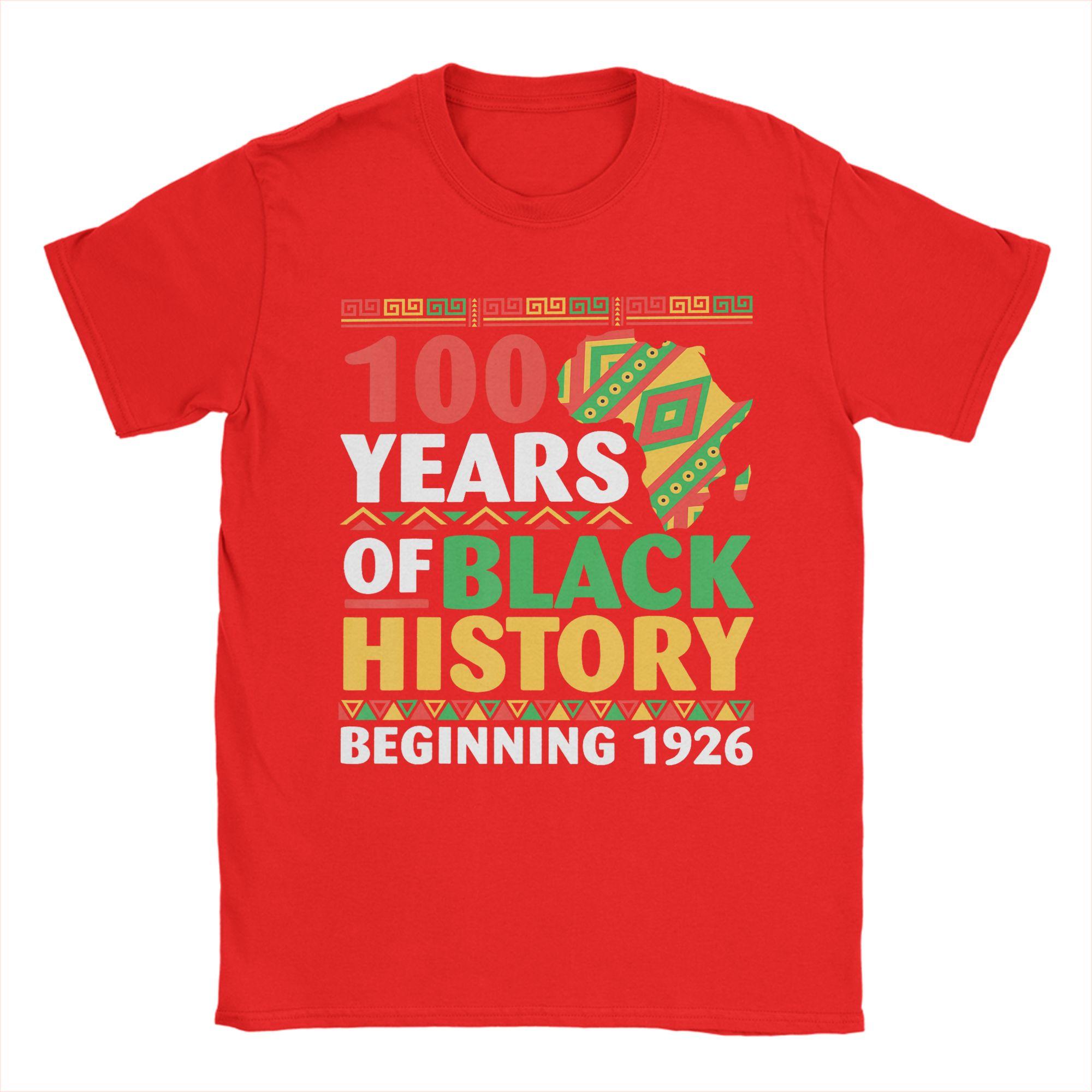 Unisex TShirt Years Black History Beginning Centennial Africa Leisure Cotton Tees Short Sleeve T Shirts Clothing Plus Size S
Unisex TShirt Years Black History Beginning Centennial Africa Leisure Cotton Tees Short Sleeve T Shirts Clothing Plus Size S
