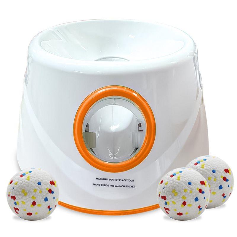Interactive Dog With Automatic Ball Launcher For Dogs Featuring 3 2-Inch ETPU Tennis Balls
Interactive Dog With Automatic Ball Launcher For Dogs Featuring 3 2-Inch ETPU Tennis Balls