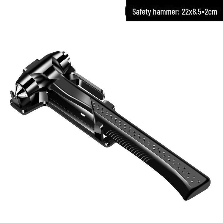 Автомобильный молоток с основанием - Разбиватель окон и резак R-7115 чёрный
Автомобильный молоток с основанием - Разбиватель окон и резак R-7115 чёрный
